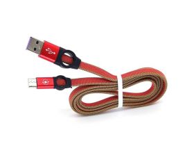 Кабель USB - MicroUSB Орбита OT-SMM44 2.4A (красный) 1м