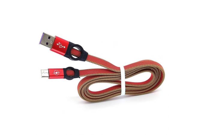 Кабель USB - MicroUSB Орбита OT-SMM44 2.4A (красный) 1м