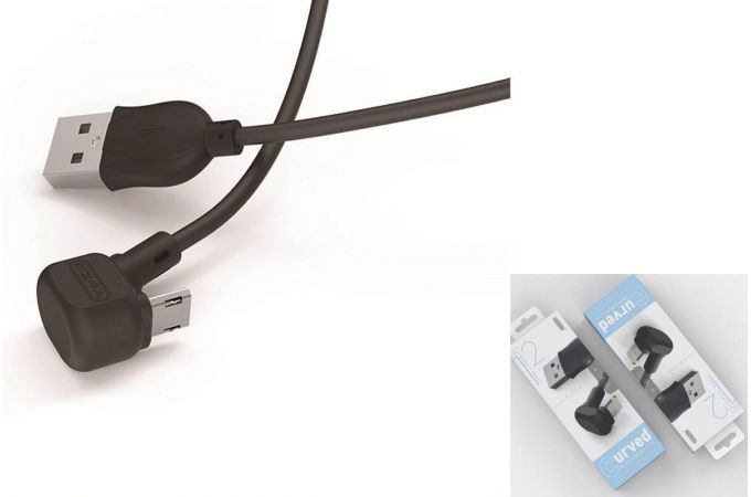 Кабель USB - MicroUSB EZRA DC12, 2.1A (черный) 1.2м