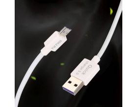 Кабель USB - MicroUSB MUJU MJ-78, 5A (белый) 1м