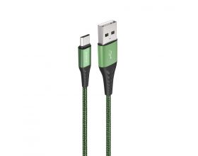 Кабель USB - MicroUSB MAIMi X33 5A (зеленый) 1м