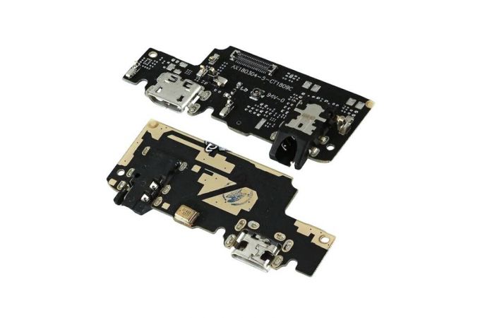 Шлейф для Xiaomi Redmi Note 5/ 5 Pro с разъемом зарядки (плата) org (орг)