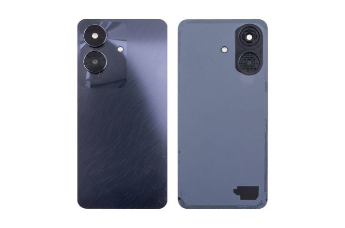 Задняя крышка для Realme Note 60 (RMX3933) + стекло камеры (черный) HQ