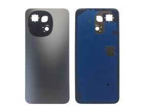 Задняя крышка для Tecno Spark Go 1 (KL4) + стекло камеры (черный) HQ