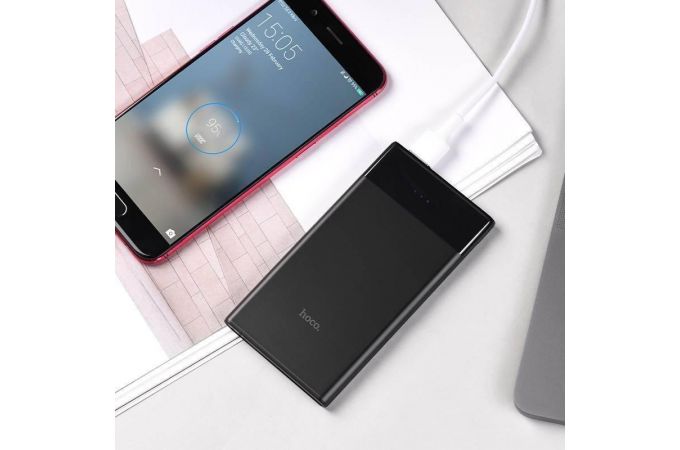 Универсальный дополнительный аккумулятор Power Bank HOCO B35D (5000 mAh) (черный)