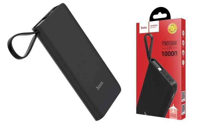 Универсальный дополнительный аккумулятор Power Bank HOCO J25 (10000 mAh) (черный)