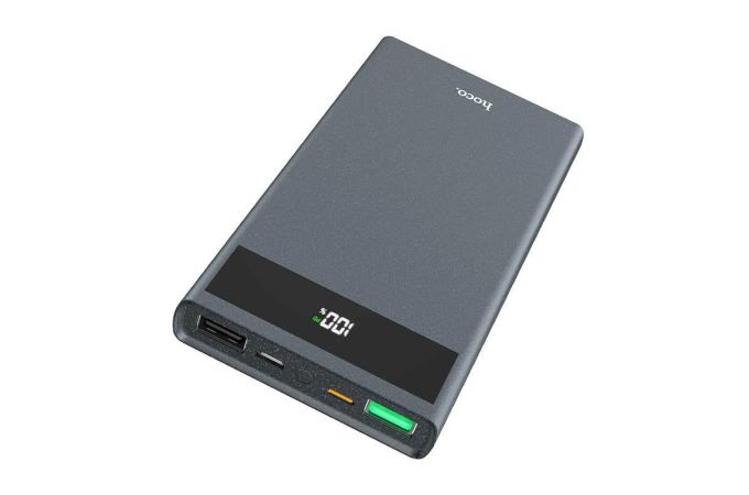 Универсальный дополнительный аккумулятор Power Bank HOCO J49 PD+QC3.0 (10000 mAh) (серый)