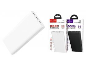 Универсальный дополнительный аккумулятор Power Bank HOCO J55 (10000 mAh) (белый)