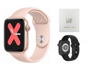 Смарт часы T55 44 mm розовые