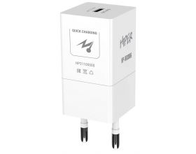 Сетевое зарядное устройство Hiper (HP-WC006) USB-C 25Вт PD/QC (белый)