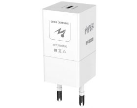 Сетевое зарядное устройство Hiper (HP-WC009) USB-C 20Вт PD/QC (белый)