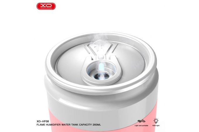Увлажнитель воздуха XO HF08 Coke Can Style Car/Desktop Multi-Purpose Humidifier Sprayer Pink