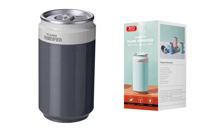 Увлажнитель воздуха XO HF08 Coke Can Style Car/Desktop Multi-Purpose Humidifier Sprayer Gray