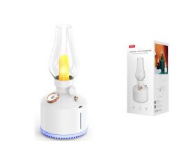 Увлажнитель воздуха XO HF06 Kerosene Lamp Style Colourful Ambient Night Light Humidifying Mist (1200mAh) White