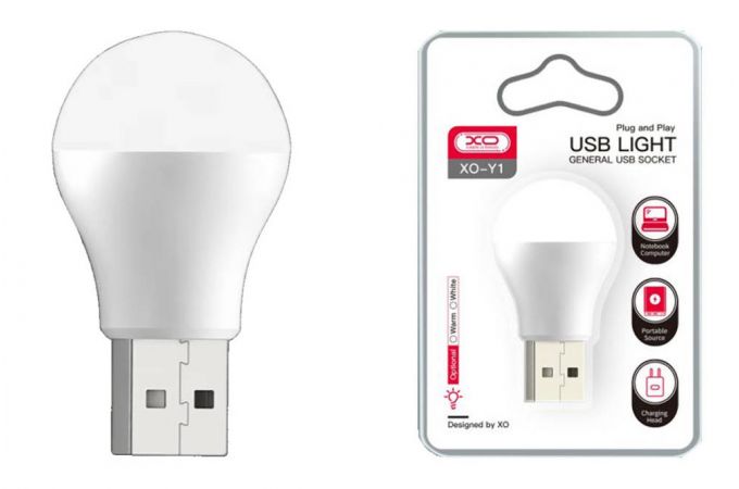 Лампа USB XO Y1 life light белый свет