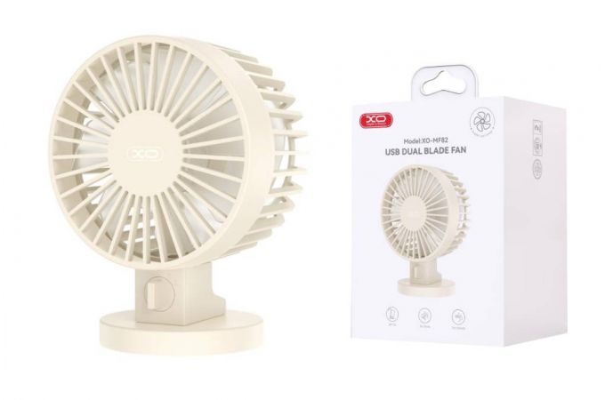 Вентилятор XO MF82 Desktop USB Dual Blade Fan Beige