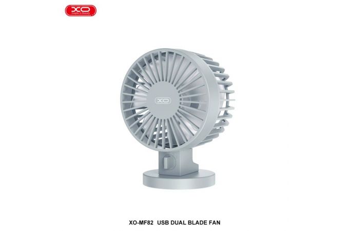 Вентилятор XO MF82 Desktop USB Dual Blade Fan Blue