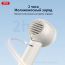 Вентилятор XO MF81 Handheld/Digital Display/Infinitely Adjustable 13,000 RPM High-Speed Motor Fan 3000mAh Beige