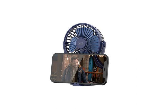 Вентилятор XO MF78 4-inch desktop/bracket adjustable angle fan 1200mAh Blue