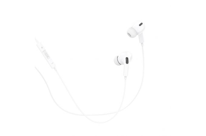 Наушники вакуумные проводные XO EP76 Original Series 4 Generation Cracked lightning Digital Talking Headset (Copper Ring Speaker) White