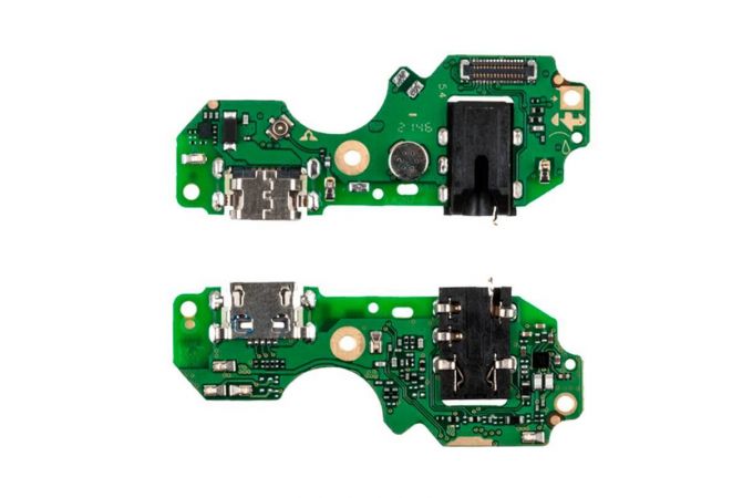 Шлейф для Tecno POP 5 LTE с разъемом зарядки + разъем гарнитуры (плата) HQ