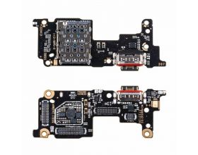 Шлейф для Xiaomi 12T (22071212AG)/ 12T Pro (MZB0CE5RU) с разъемом зарядки + Sim (плата) HQ