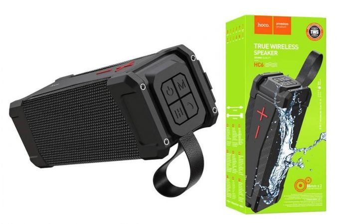 Портативная беспроводная колонка HOCO HC6 Magic sports BT speaker (черный)