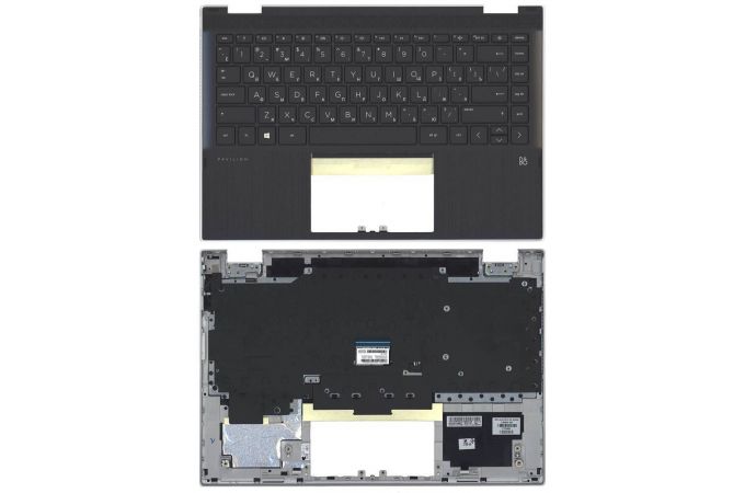Клавиатура для ноутбука HP Pavilion 14-DW топкейс черный
