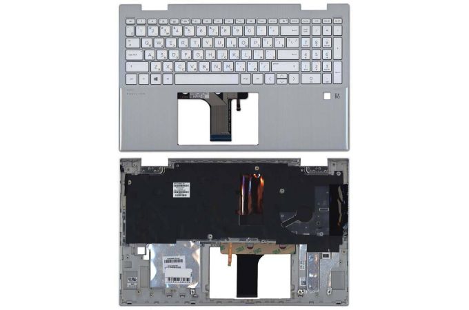 Клавиатура для ноутбука HP Pavilion 15-ER топкейс серебро