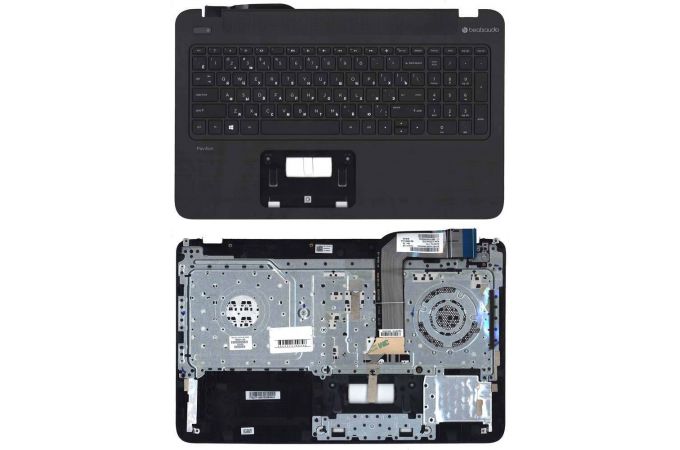 Клавиатура для ноутбука HP Pavilion 15-P топкейс черный
