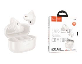 Наушники вакуумные беспроводные HOCO EA9 Clear sound clip-on true wireless BT headset (топленое молоко)