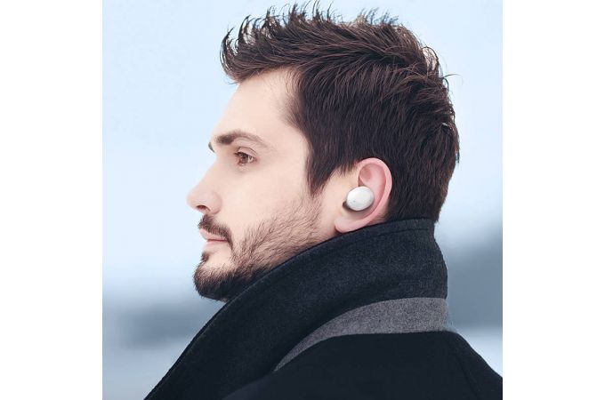 Наушники вакуумные беспроводные HOCO EQ3 Smart true wireless BT headset (фиолетовый)