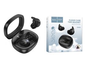 Наушники вакуумные беспроводные HOCO EW65 Shadow true wireless sleep BT headset (черный)