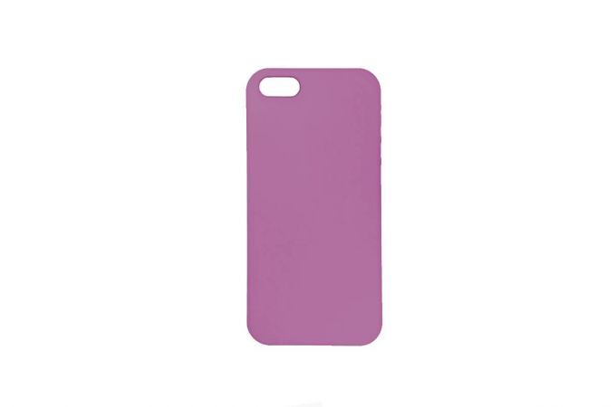 Чехол для iPhone 5/5S/SE плотный матовый (серия Colors) (орхидея)