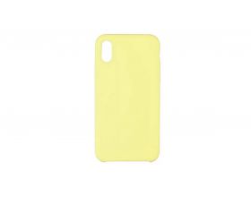 Чехол для iPhone ХS (5.8) Silicone Case Soft Touch (лимонад) 32