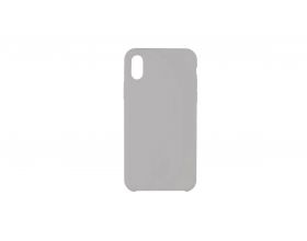 Чехол для iPhone ХR Silicone Case Soft Touch (светло-серый) 26