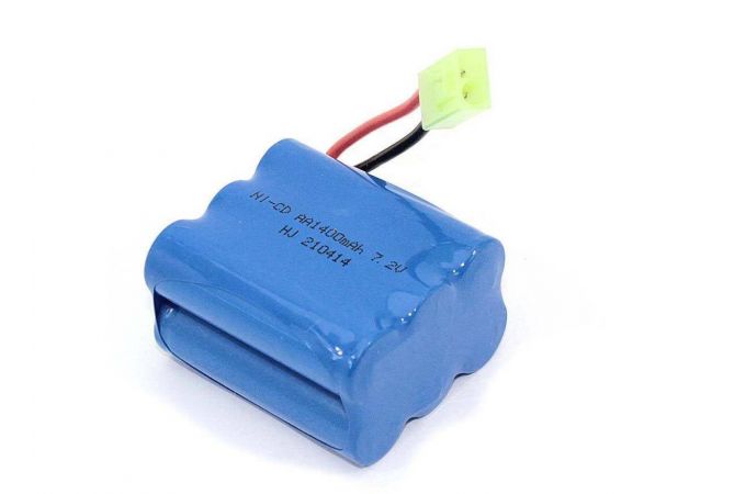 Аккумулятор Ni-Cd 7.2V 1400 mAh AA Row разъем mini Tamiya