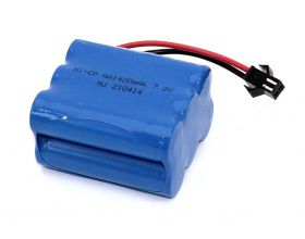 Аккумулятор Ni-Cd 7.2V 1400 mAh AA Row разъем SM