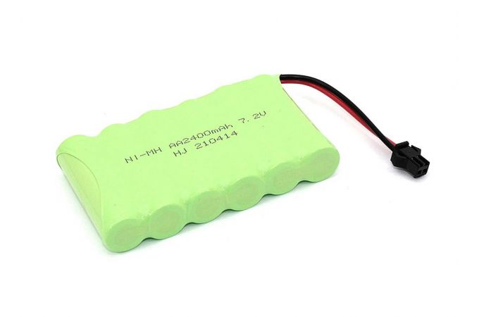 Аккумулятор Ni-Mh 7.2V 2400 mAh AA Flatpack разъем SM