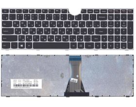 Клавиатура для ноутбука Lenovo IdeaPad G50-30, G50-45, G50-70, B50-30 черная, рамка серая