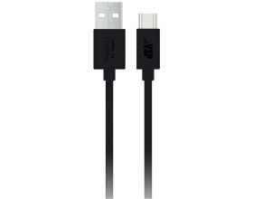 Кабель USB - USB Type-C BoraSCO (37935) 2A (черный) 3м
