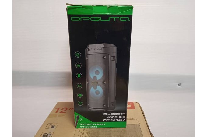 Портативная беспроводная колонка Орбита OT-SPB117 (черный) (УЦЕНКА! ПОСЛЕ РЕМОНТА)