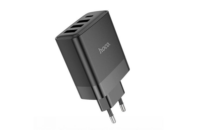 Сетевое зарядное устройство 3USB + USB-C HOCO C127A PD 45W (черный)