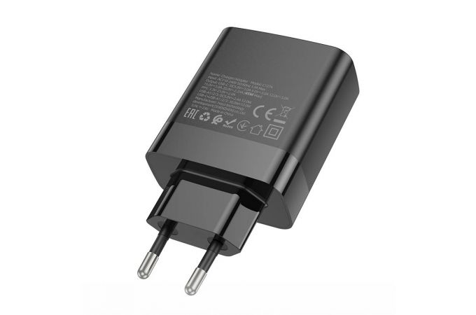 Сетевое зарядное устройство 3USB + USB-C HOCO C127A PD 45W (черный)