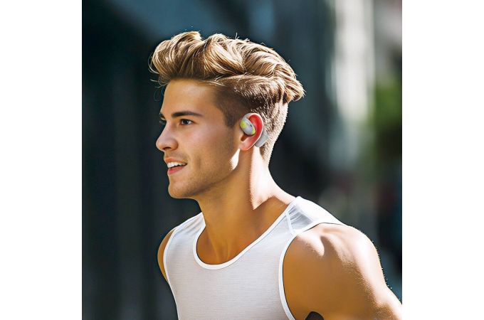 Наушники вакуумные беспроводные HOCO EA1 Spectrum true wireless BT headset (черный)