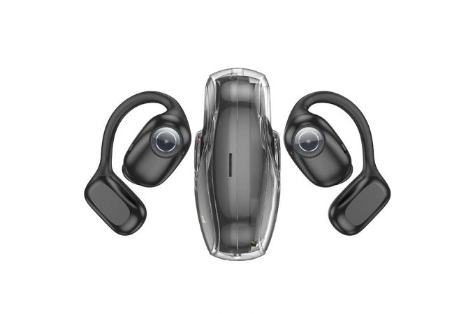 Наушники вакуумные беспроводные HOCO EA3 Talent open true wireless BT headset (топленое молоко)