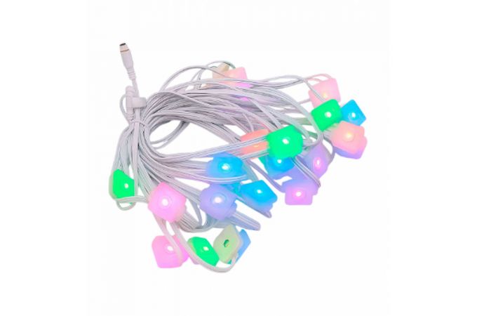 Гирлянда уличная Огонек OG-LDG27 RGB (15м,пульт,APP)