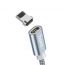 Кабель USB - Lightning HOCO U40A, 2,4A (серый) 1,2м (магнитный)