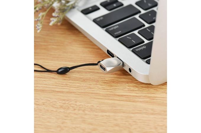 Переходник HOCO UA8 с разъема кабеля micro USB на разъем USB Type-C