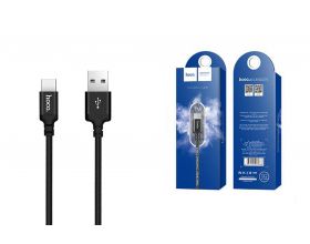 Кабель USB - USB Type-C HOCO X14, 3A (черный) 1м